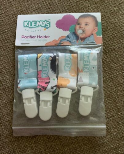 Pacifier Holder Clips (4 Pieces Pack) photo review