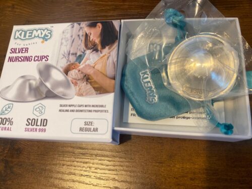 Silver Nursing Cups - Nipple Shields for Nursing Newborn photo review