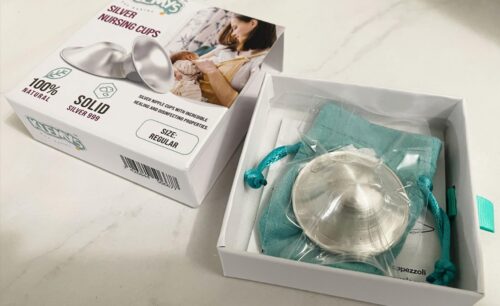 Silver Nursing Cups - Nipple Shields for Nursing Newborn photo review